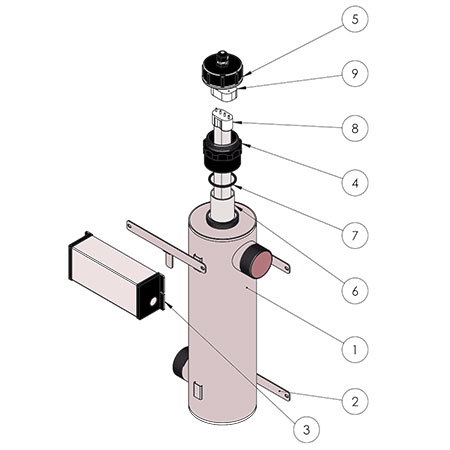 [SAVAUS2004A] Etanchéité à visser pour AS UV Synergy (INOX)